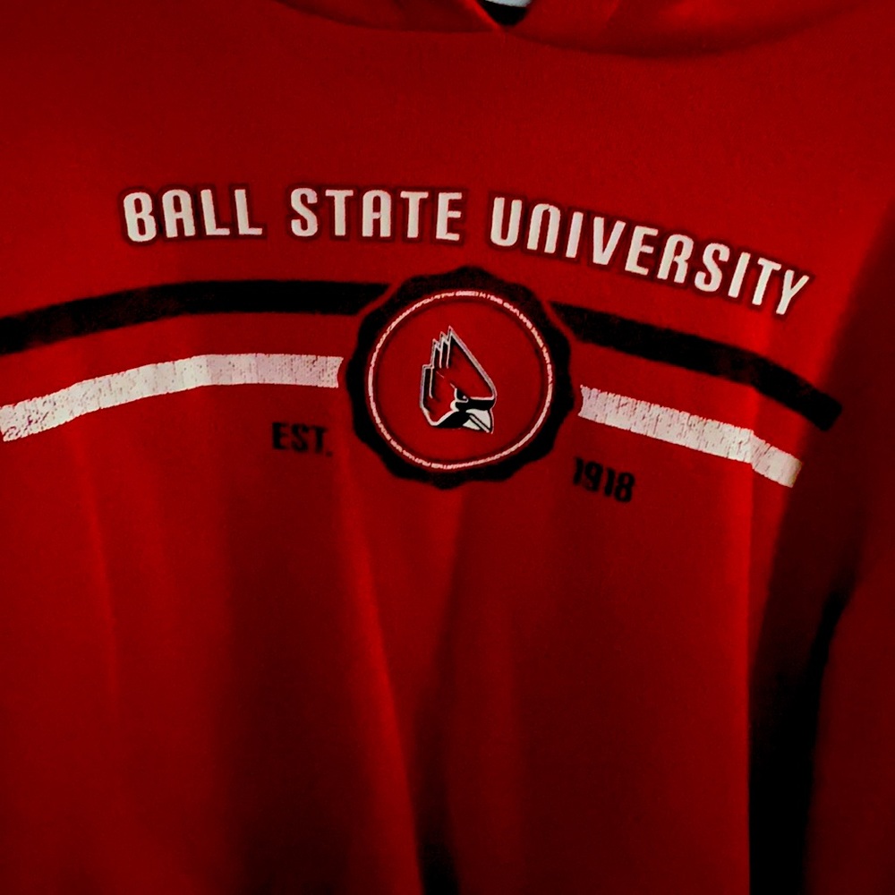 Ball state university’s crop sweater